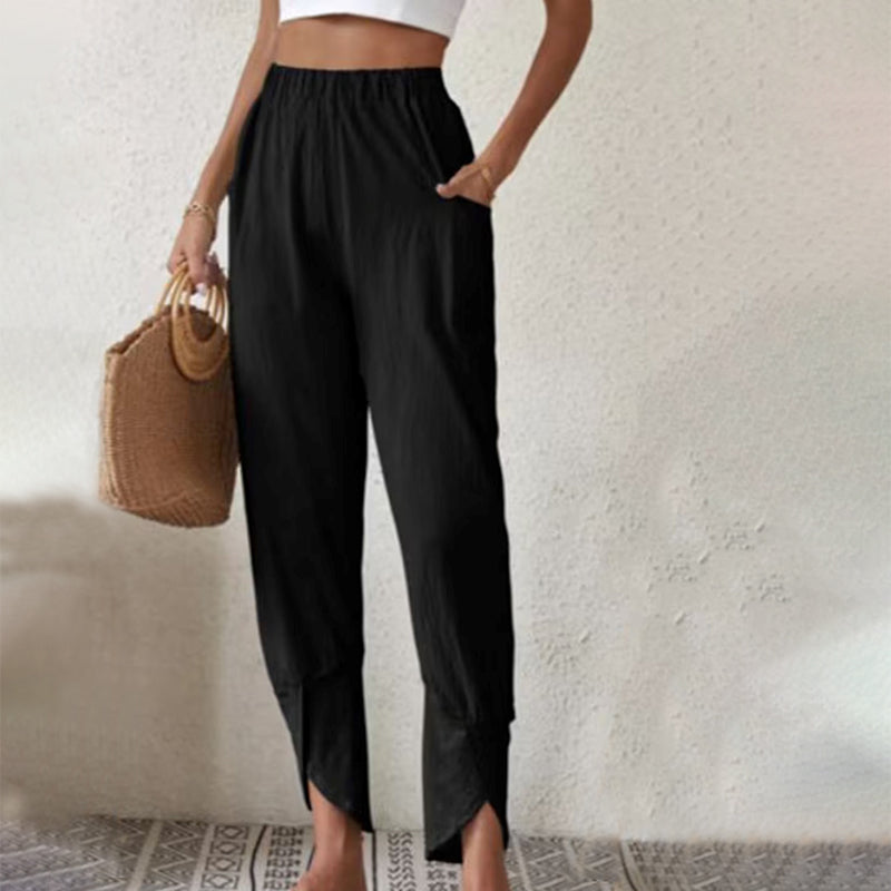 Essari - Broek met Ourlet Fendu